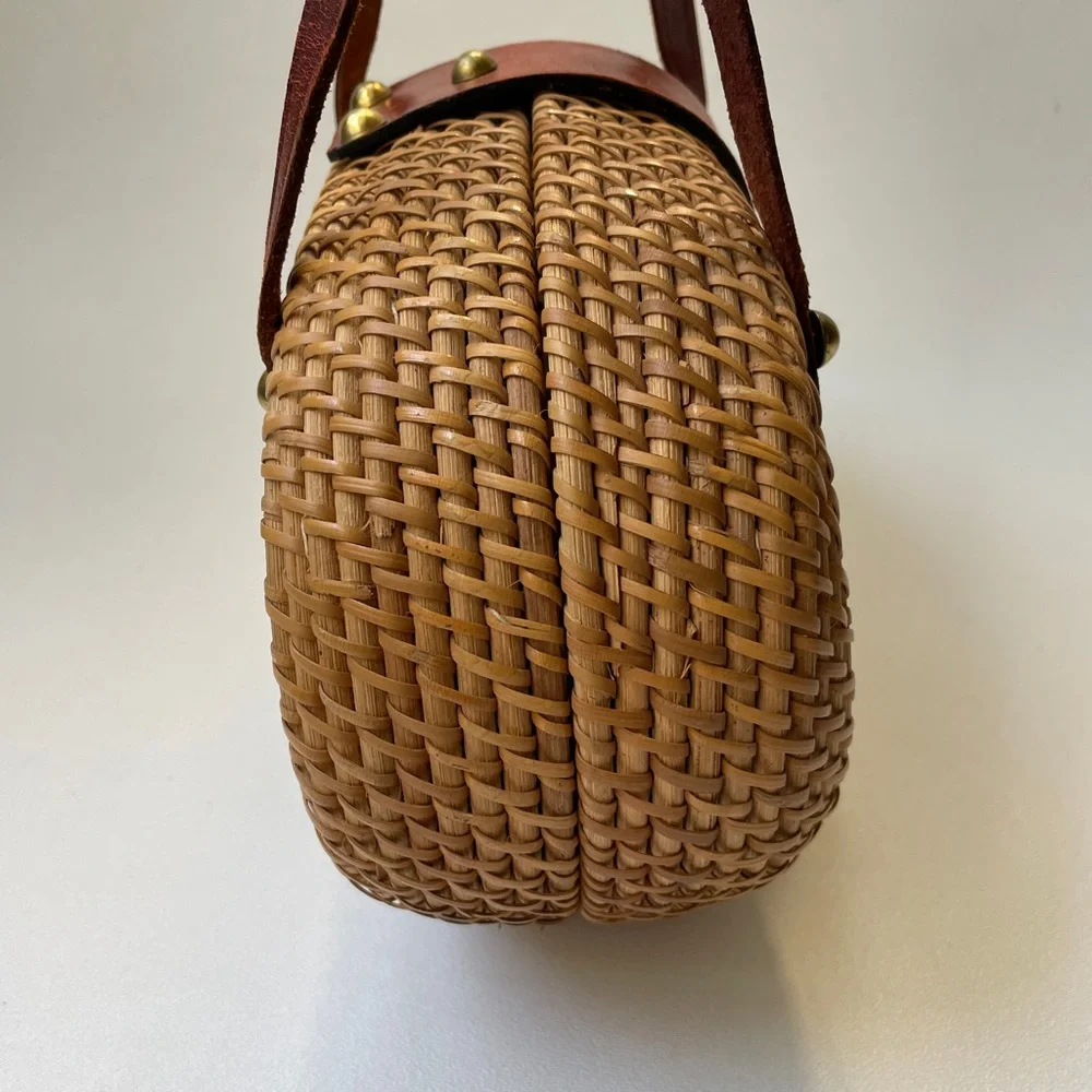 ๐HP๐ Vintage Boho Wicker Bag Clutch - Picture 3 of 9